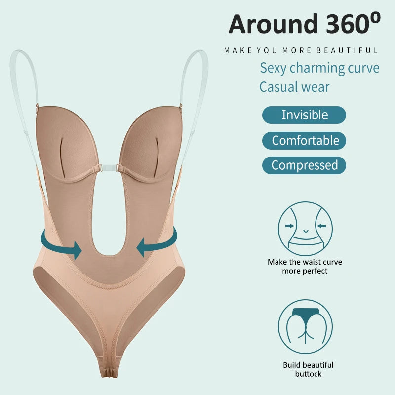 Plunge Sculpt Bodysuit