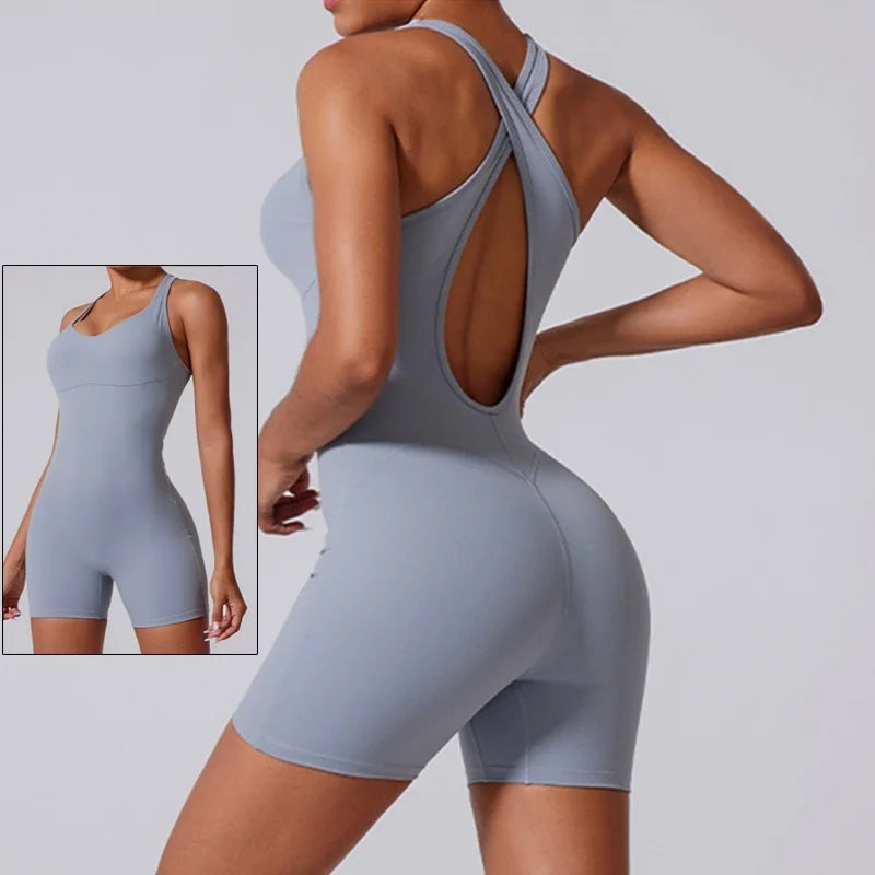 CloudRise V-Back Yoga Jumpsuit