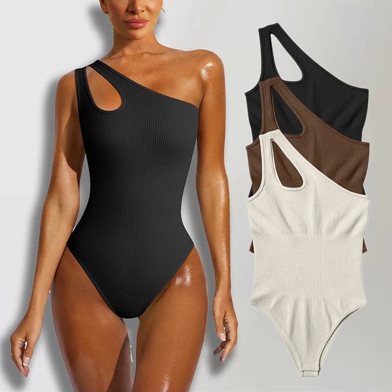 WonderSculpt One-shoulder Shapewear Bodysuit