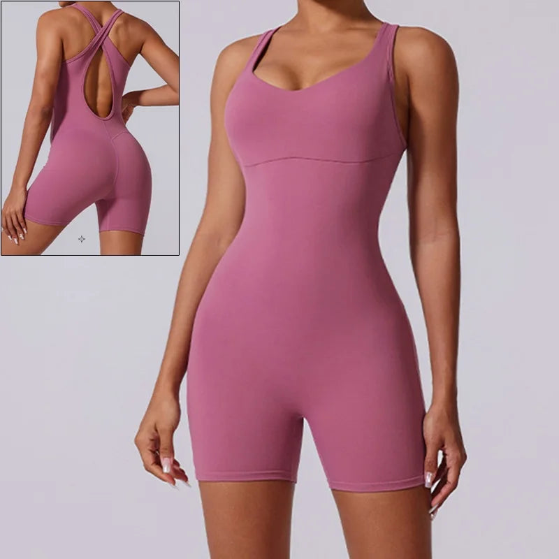 CloudRise V-Back Yoga Jumpsuit
