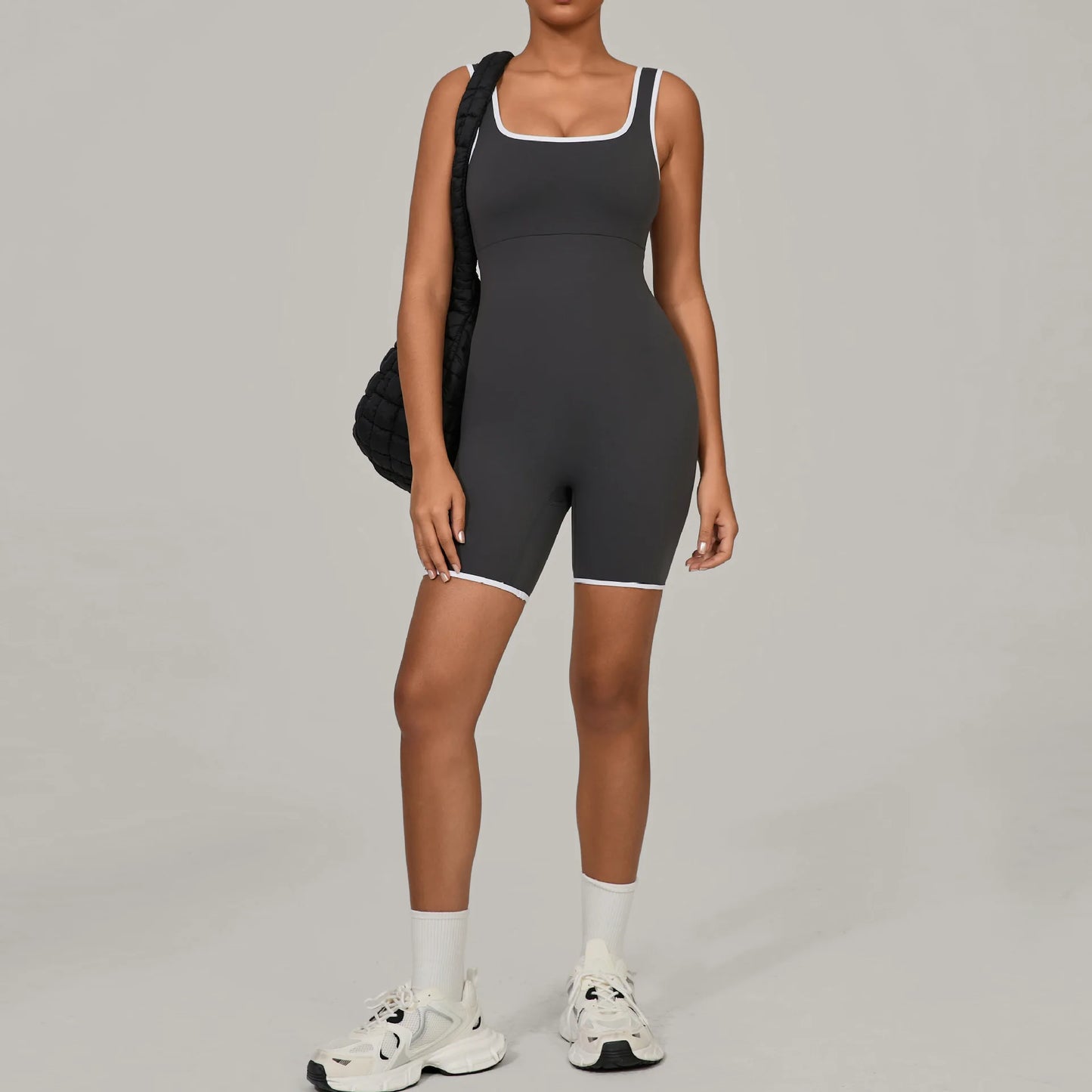 SculptMotion Color-Block Jumpsuit