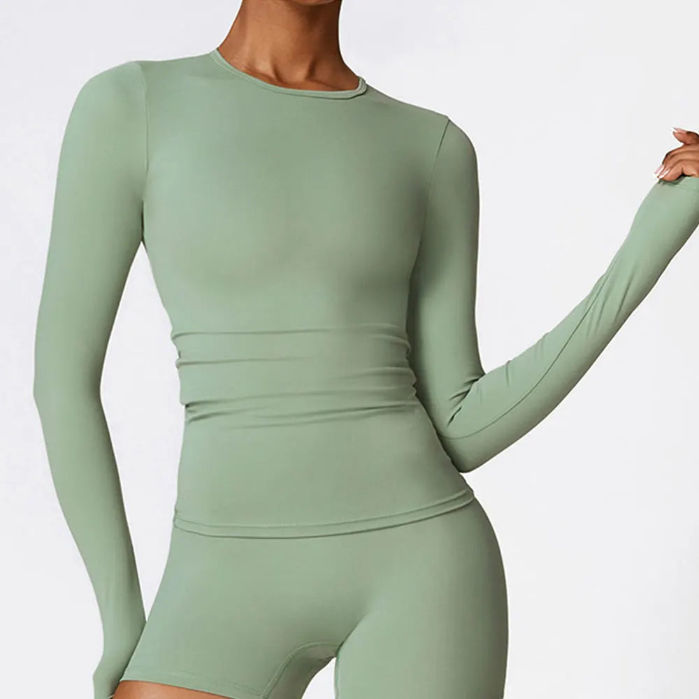 SculptFit Long Sleeve sports Top