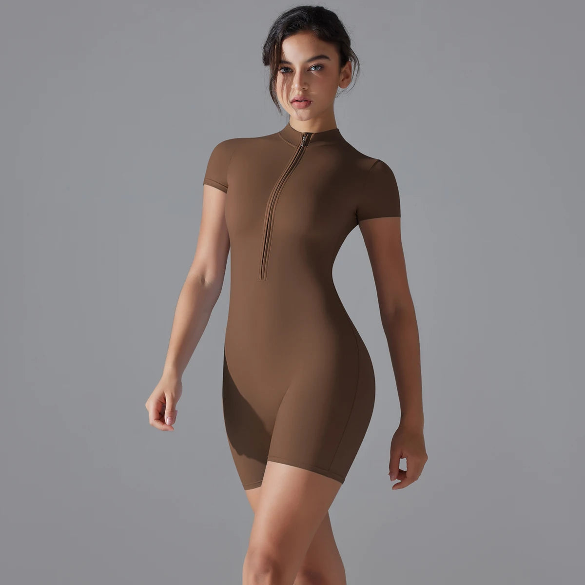 SculptFit Zipper Jumpsuit