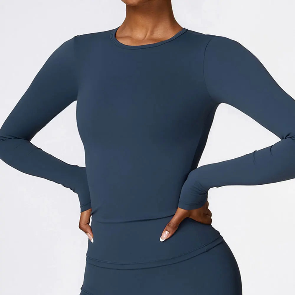 SculptFit Long Sleeve sports Top