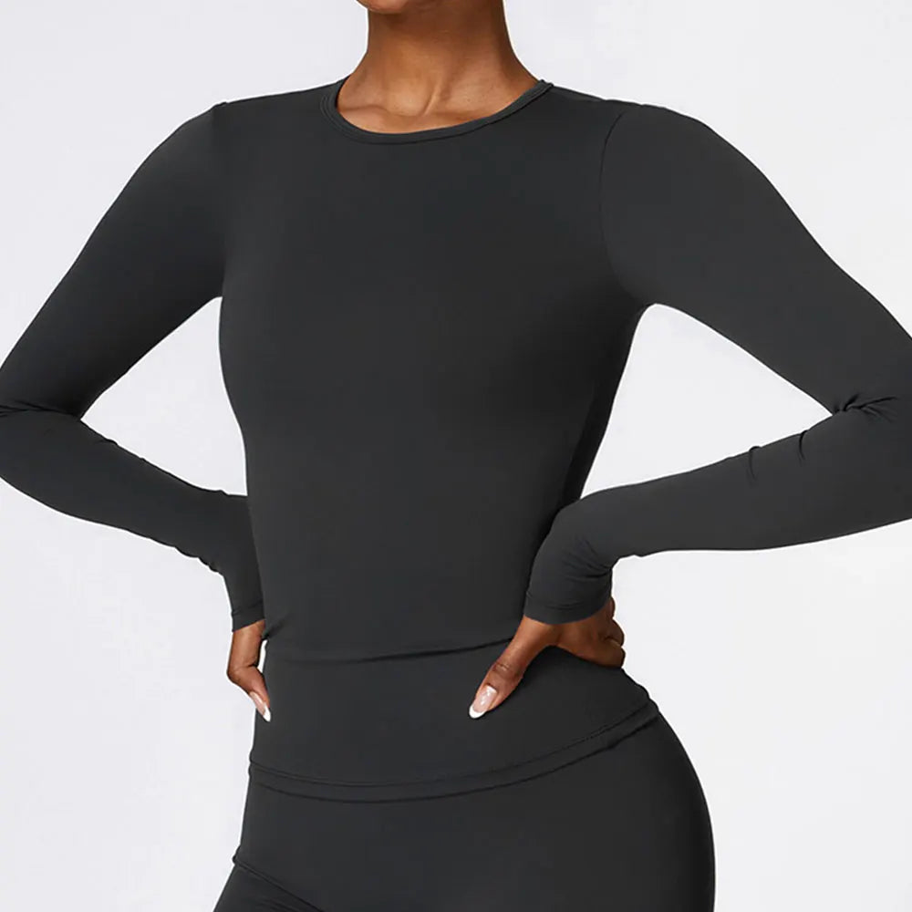 SculptFit Long Sleeve sports Top