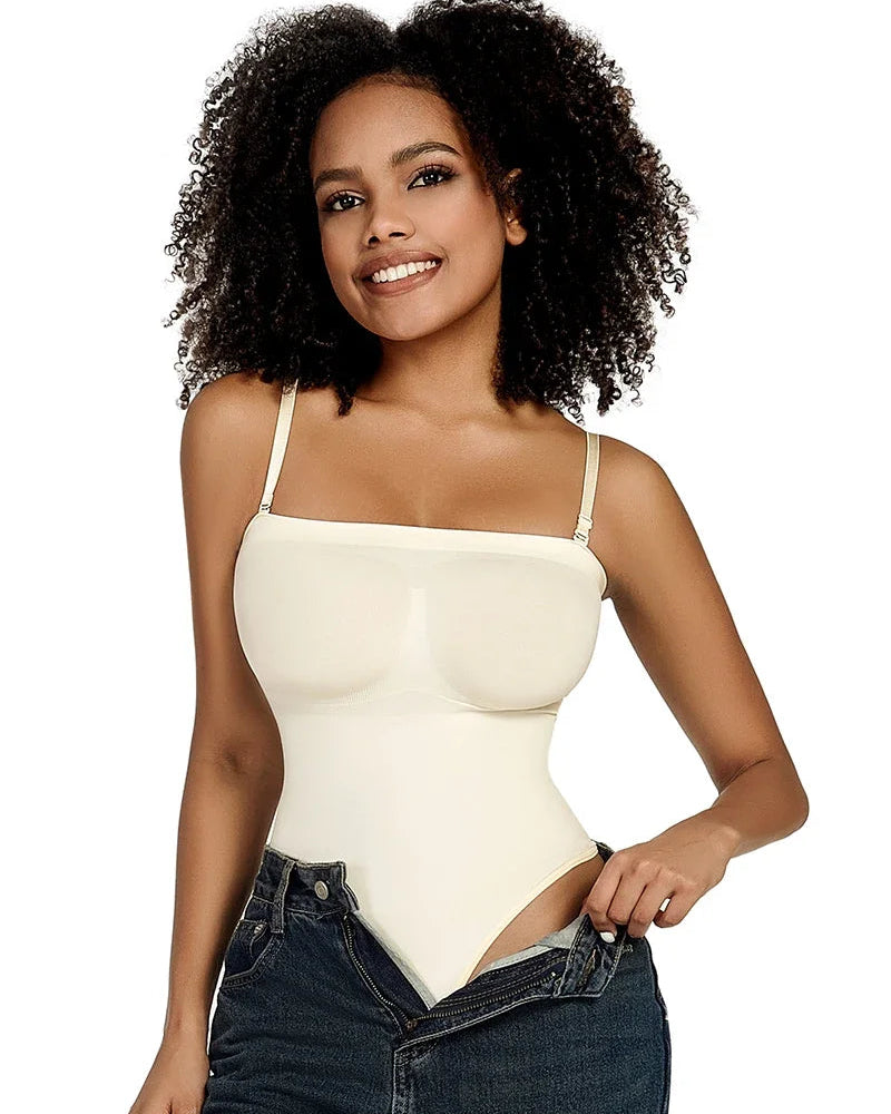 WonderSculpt Strapless Shapewear Bodysuit