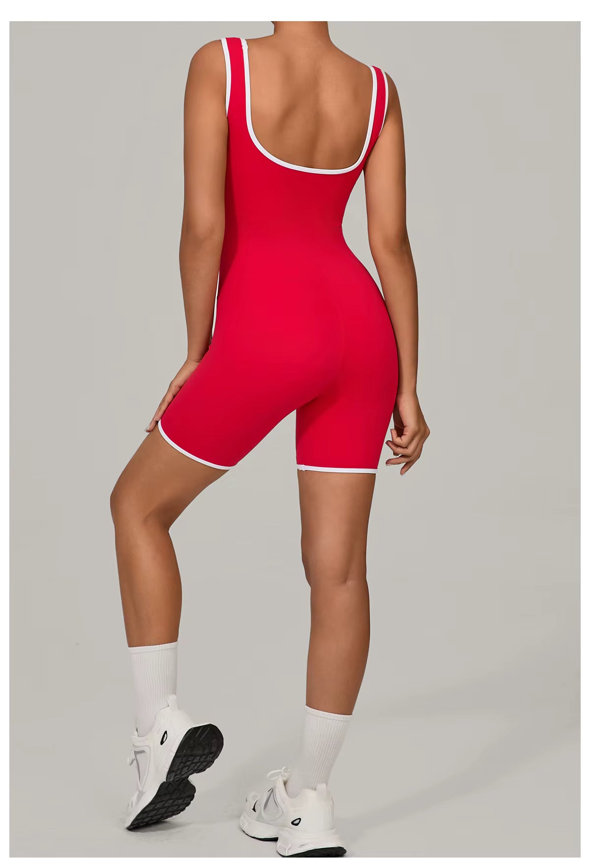 SculptMotion Color-Block Jumpsuit
