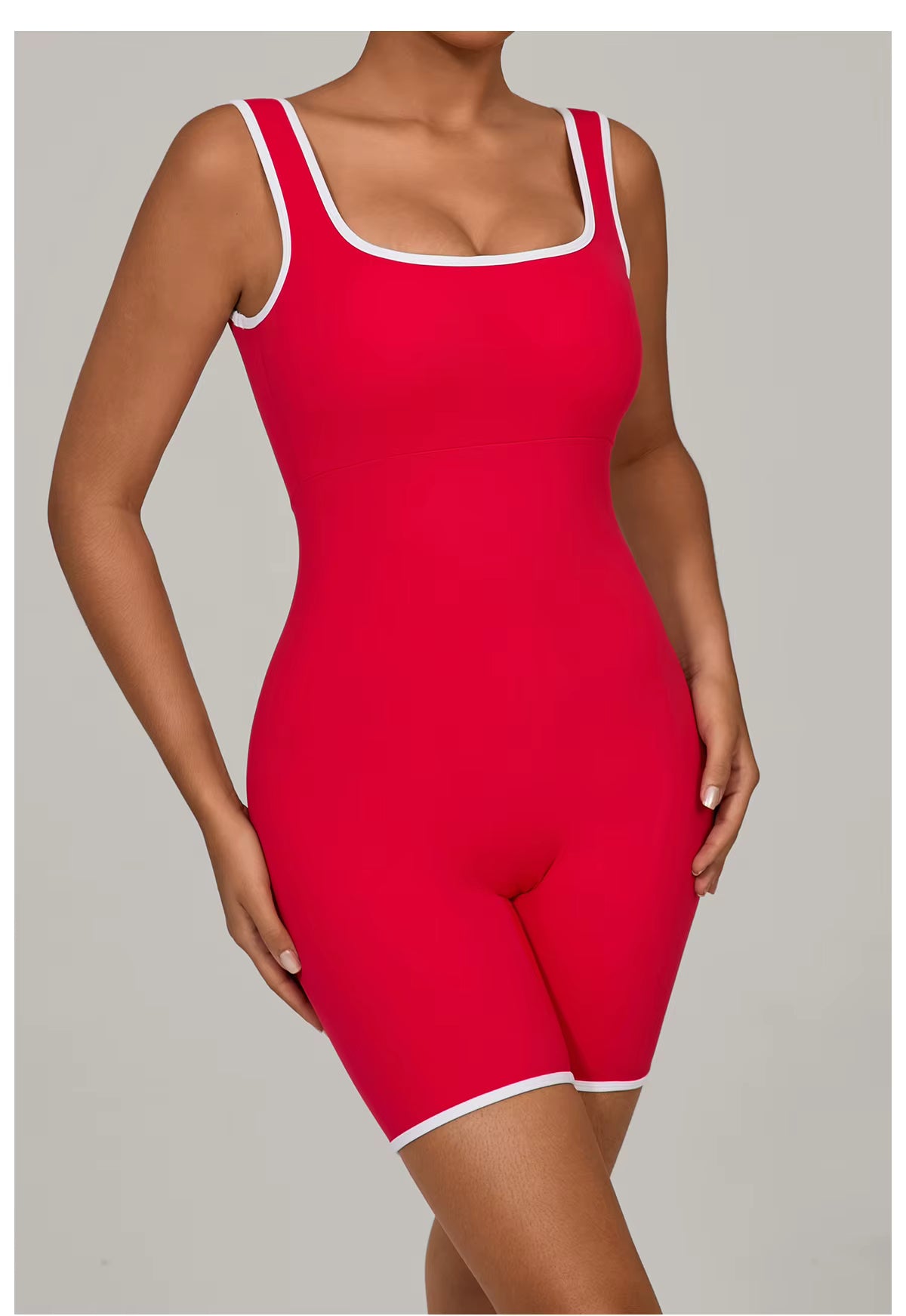 SculptMotion Color-Block Jumpsuit