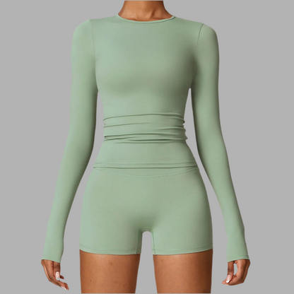 SculptFit Long Sleeve sports Top