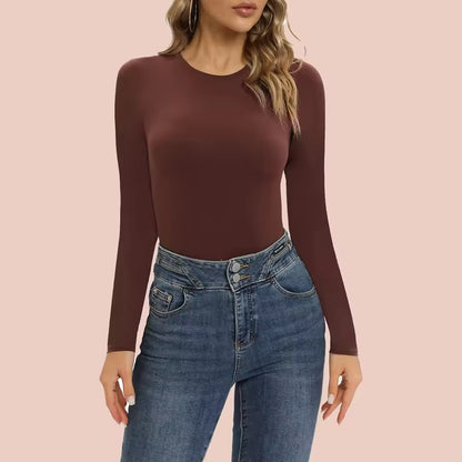 Sculpt High Neck Long Sleeve Shapewear Bodysuit