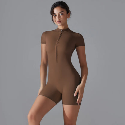SculptFit Zipper Jumpsuit