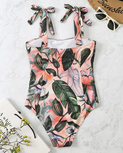 WonderSculpt One-piece Swimsuit with Ribbon Strap