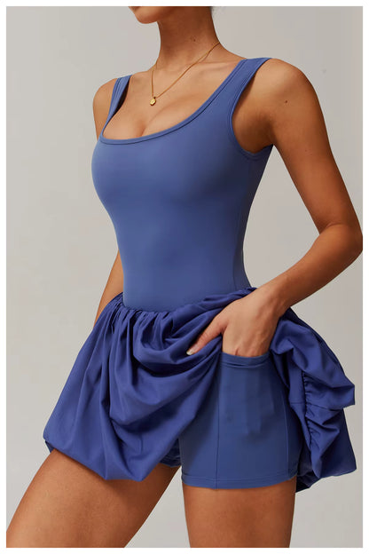 SculptGrace Performance Jumpsuit Dress
