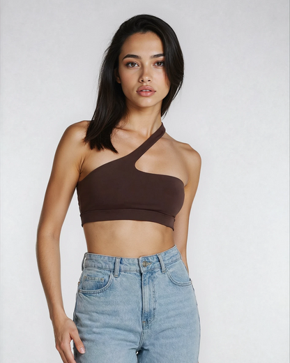 One-Shoulder Sculpt Bra