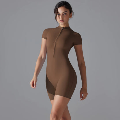 SculptFit Zipper Jumpsuit