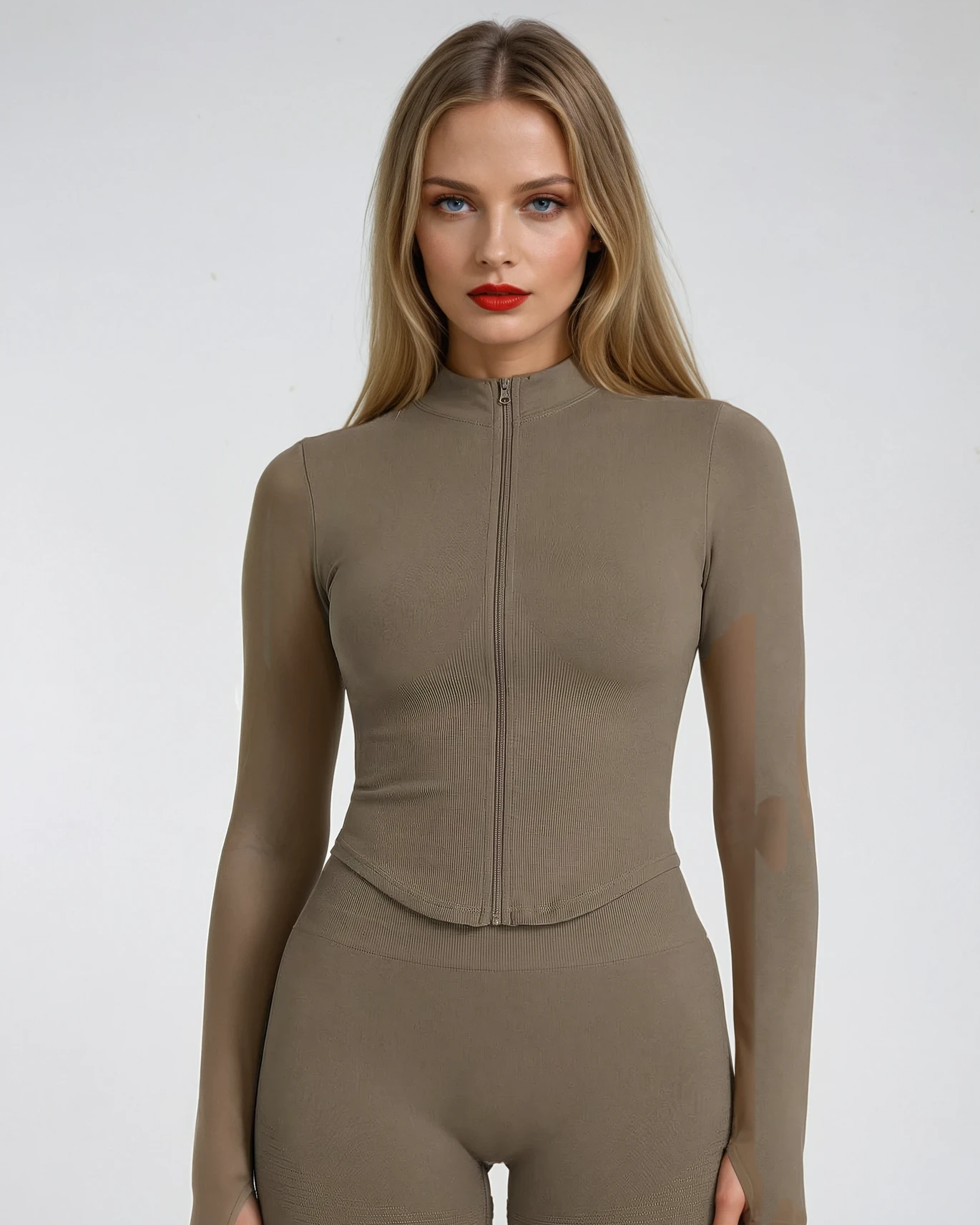 SculptFit Zip-up sweatshirt