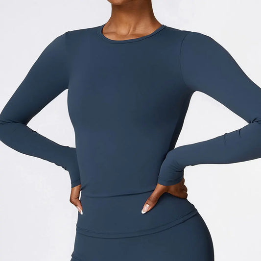 SculptFit Long Sleeve sports Top