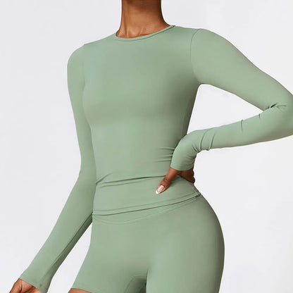 SculptFit Long Sleeve sports Top