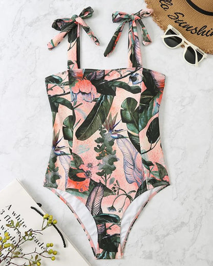 WonderSculpt One-piece Swimsuit with Ribbon Strap